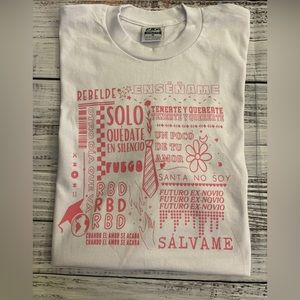 Rbd shirt/ mix/ Salvame, Solo quedate en silencion, enseñame, tenerte y querert